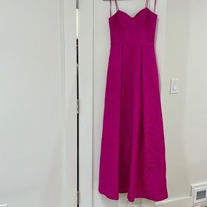 Rebecca Vallance Maxi pink dress size 0